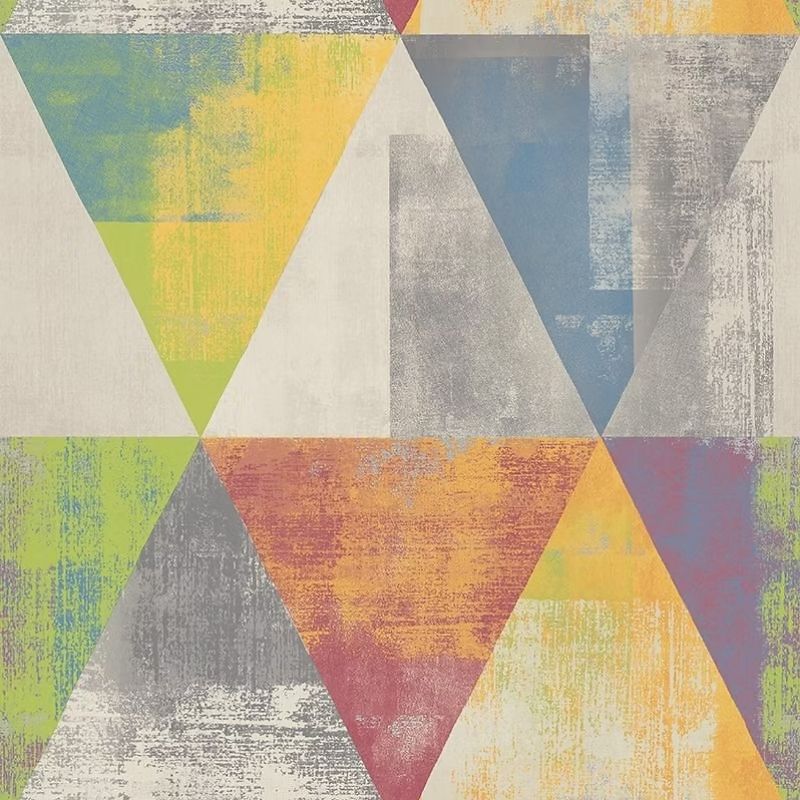 Multicolor Triangles Wallpaper