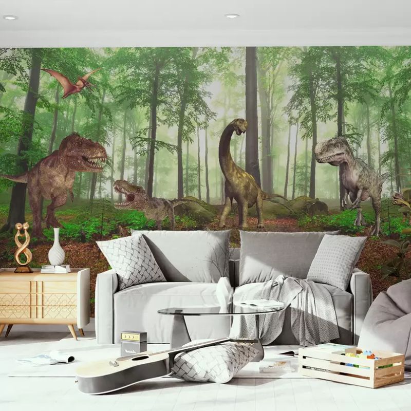 Dinosaurs In The Forest