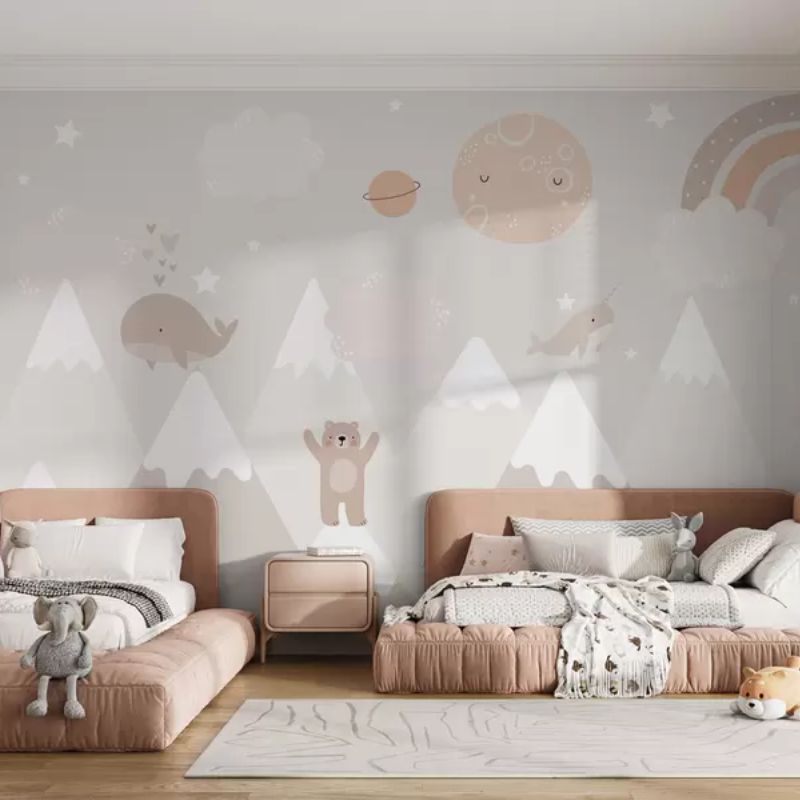 Mountains With Cute Animals