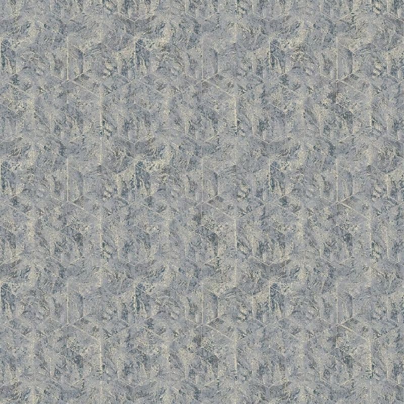 Washed Navy Beige Wallpaper