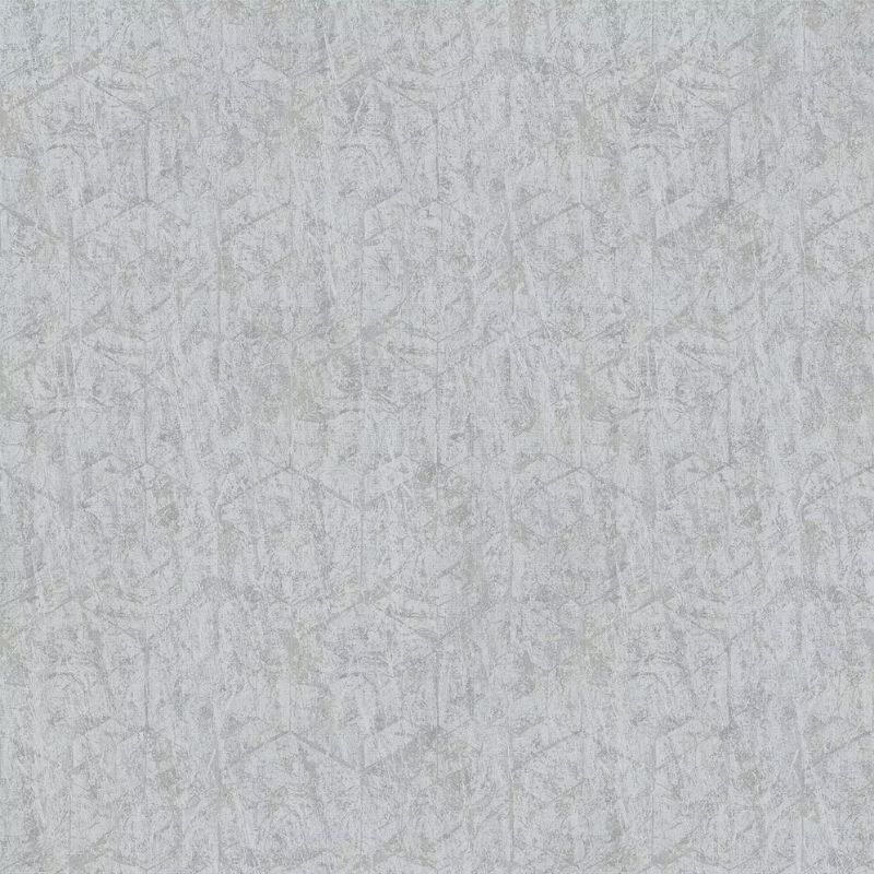 Washed Nickel Grey Wallpaper