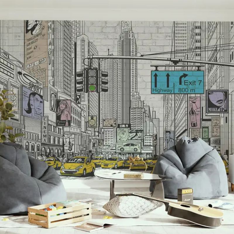 Megapolis In The Comic Style