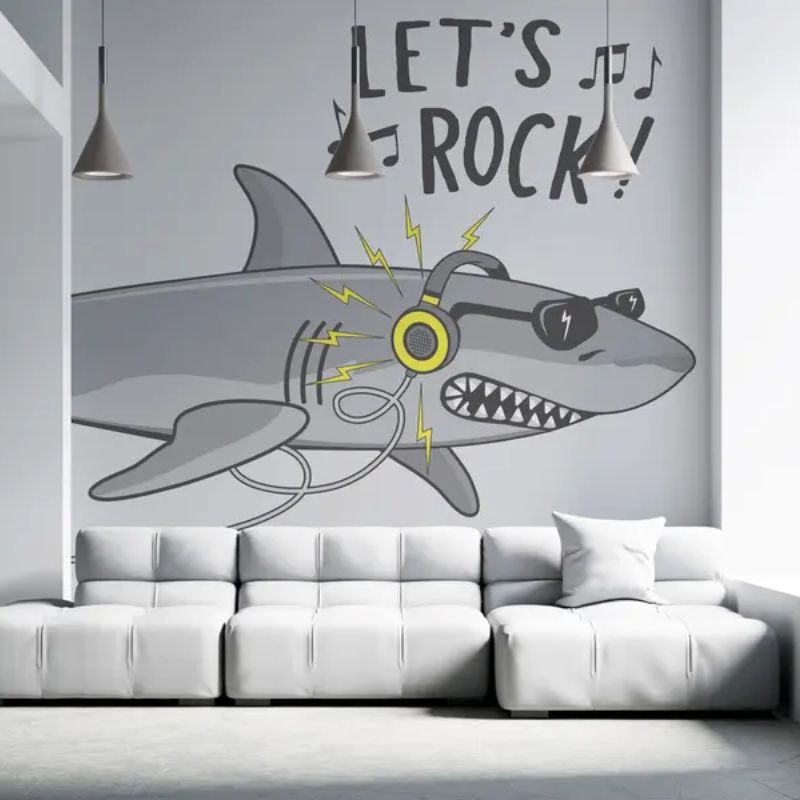 Shark In Headphones