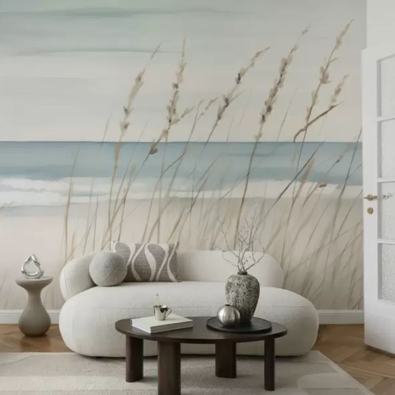 Soft Grasses By The Seaside