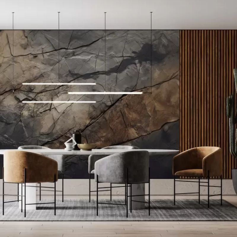 Painted Wall In Watercolor