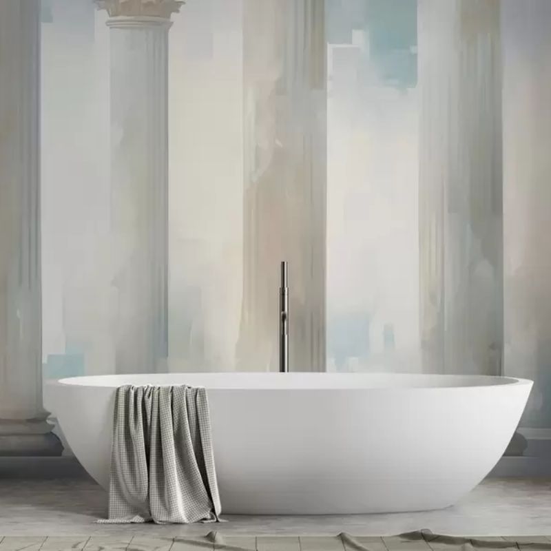 Columns Imitation Of Painting