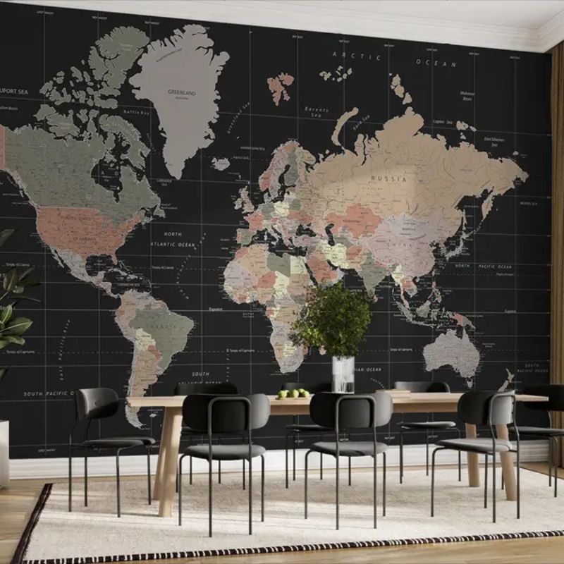 Detailed Map Of The World