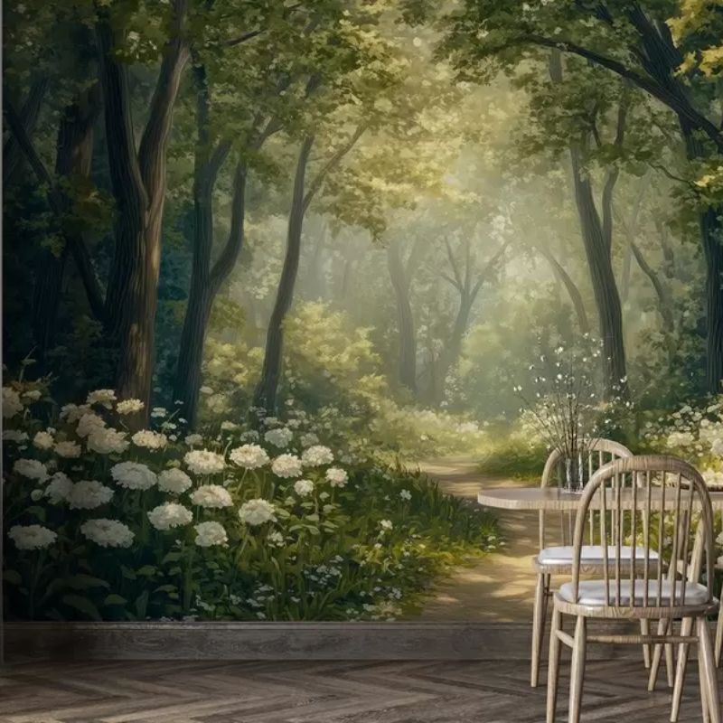 Path In The Green Forest