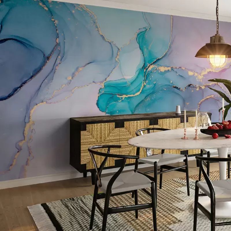 Marble - Azure, Pink