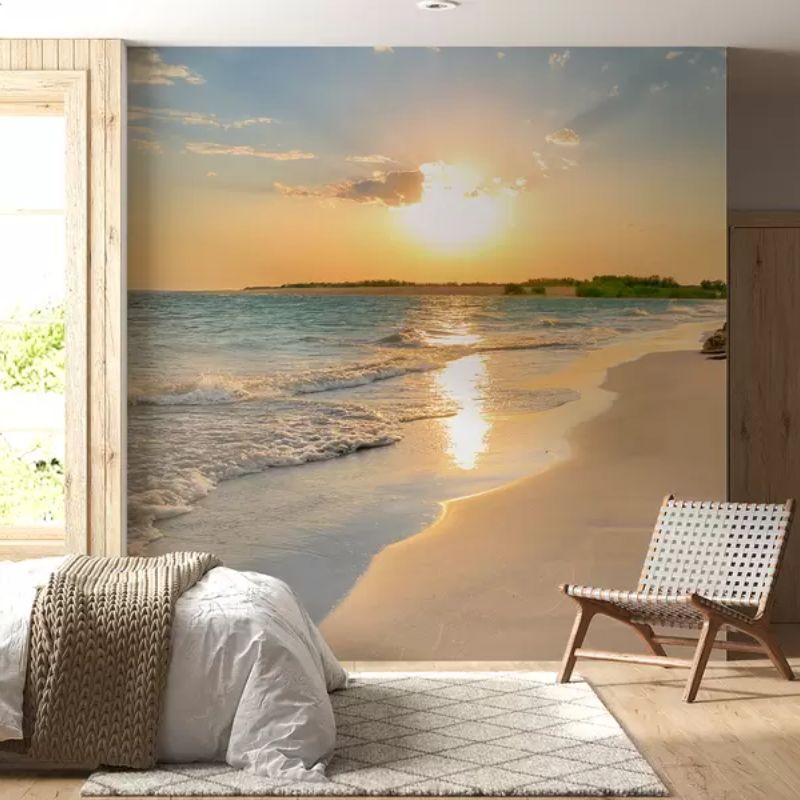 Sunset On The Sea Coast