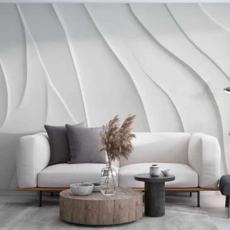 Large Blue Flower With Veins