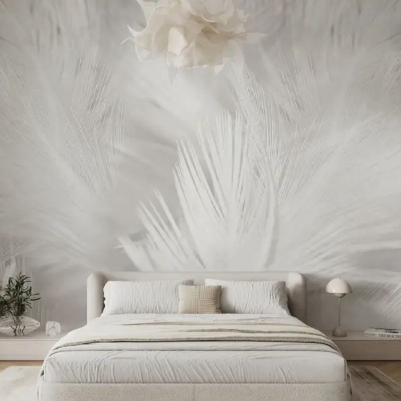 Plant, Eye And Feather