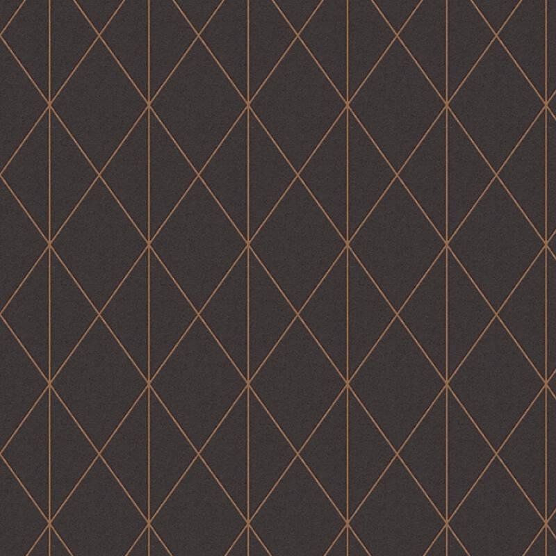 Brown Net Design Wallpaper