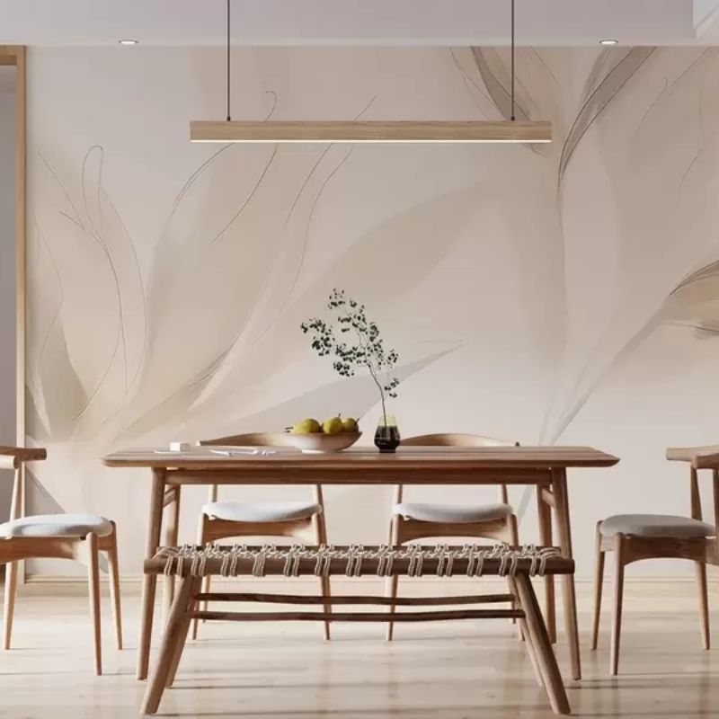 Light Abstract Leaves