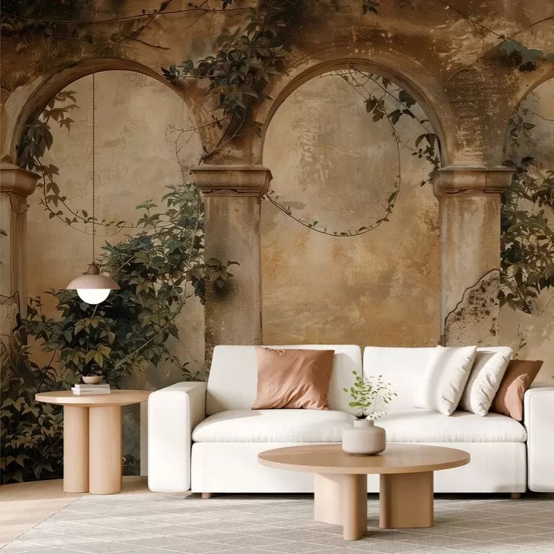 Tinted Retro Arches With Ivy