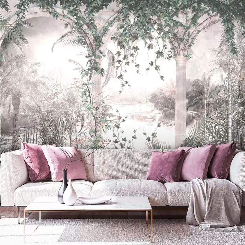 Ancient Arches In Garden