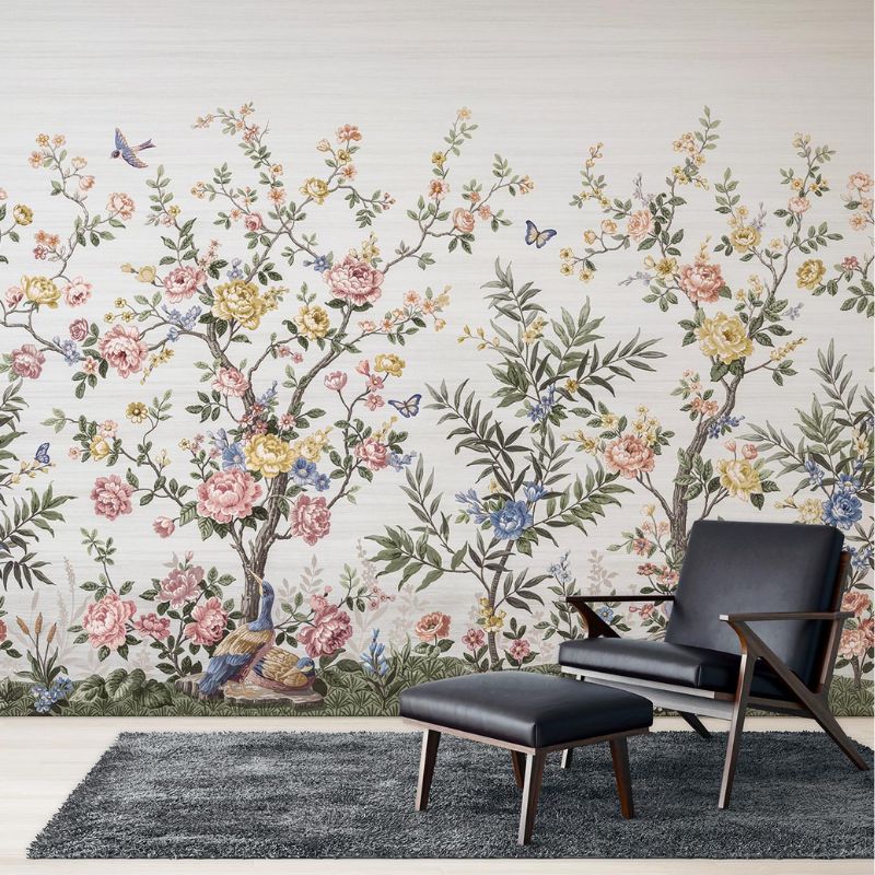 A-Street Prints Spring Chinoiserie Soft White