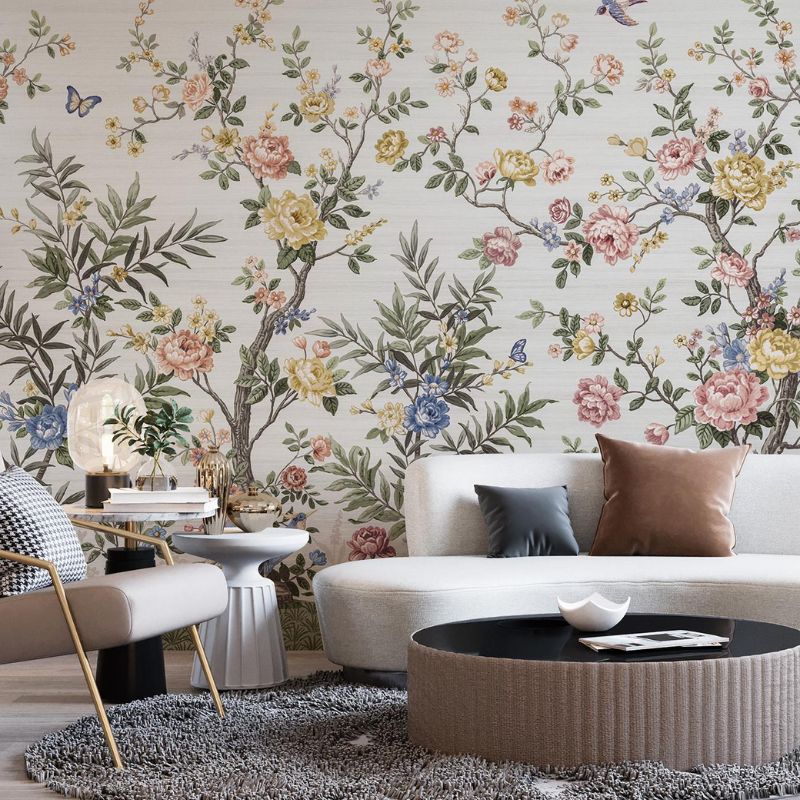 A-Street Prints Spring Chinoiserie Soft White - Image 2