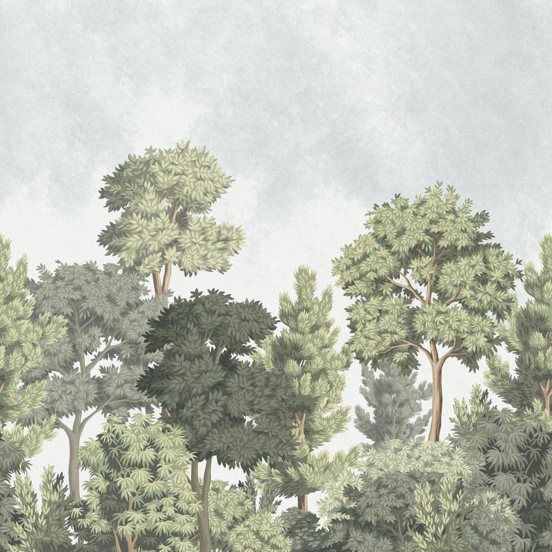 Advantage Delamere Green Wall Mural - Image 4