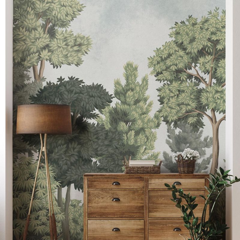 Advantage Delamere Green Wall Mural - Image 2
