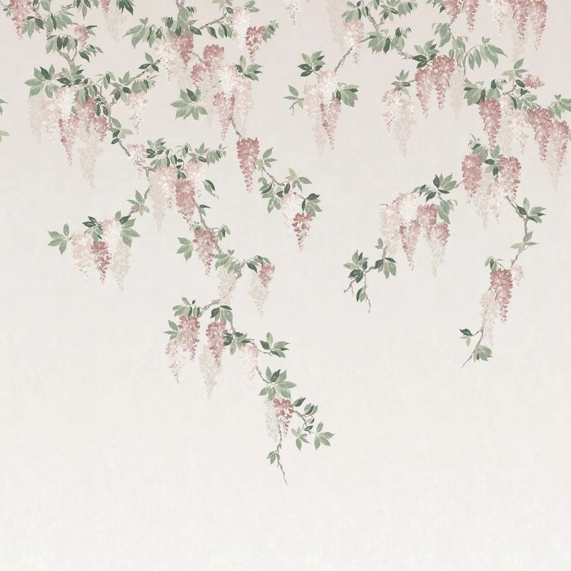 Advantage Wisteria Blush Wall Mural - Image 4