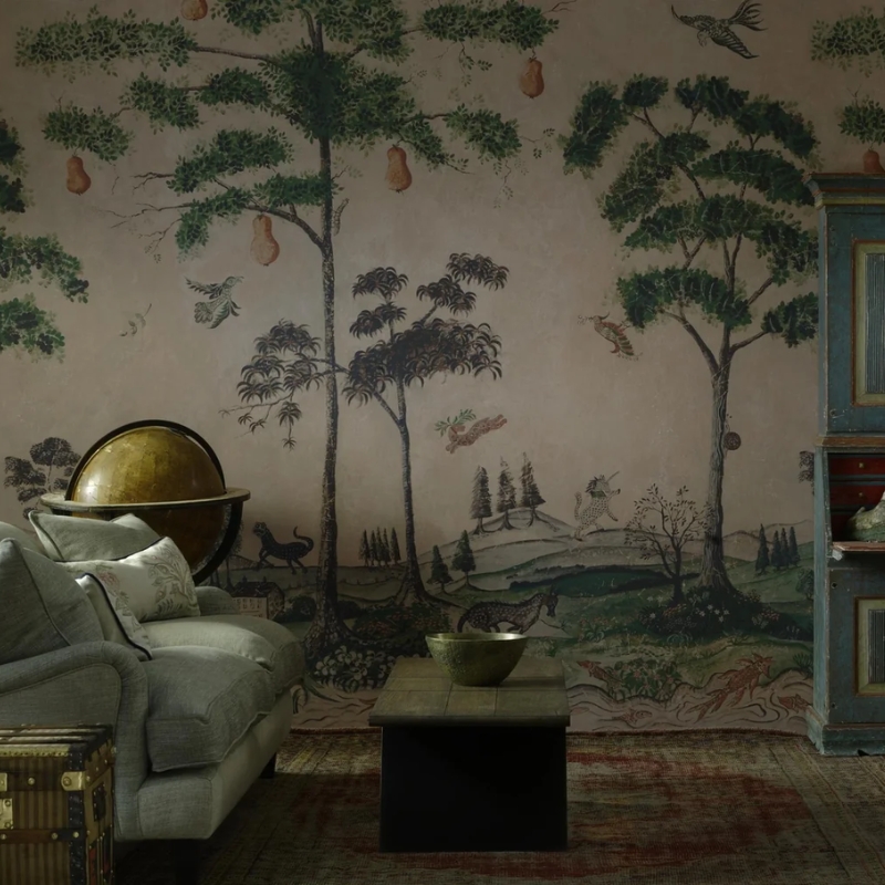 Andrew Martin Mythical Land Vellum Wallpaper