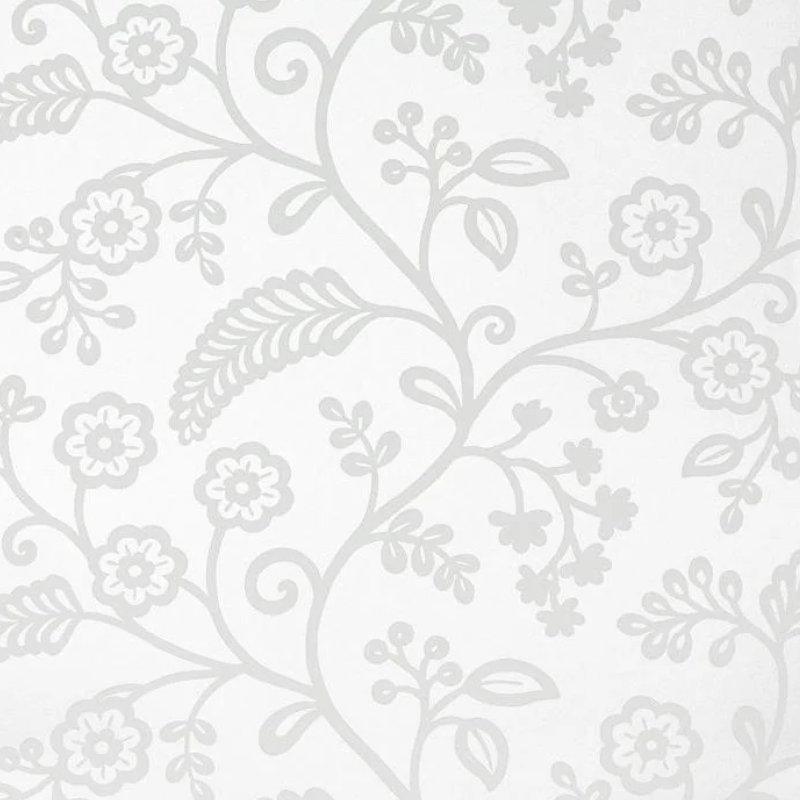 Baker Lifestyle Denbury Silver Wallpaper