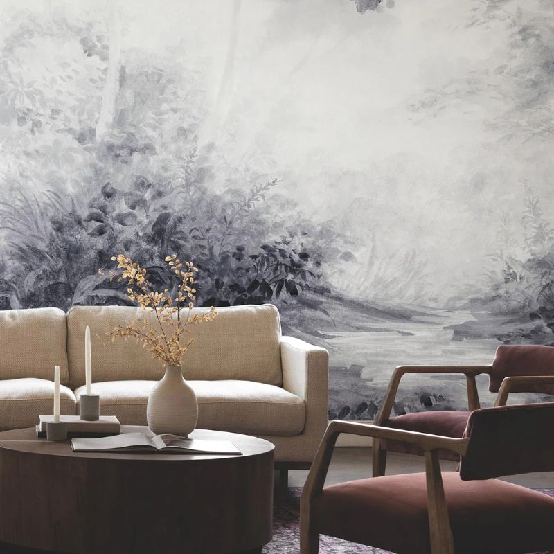 Magnolia Home Woodland Black & White Wall Mural